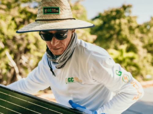 Solar panel installer for gcsolarandelectric