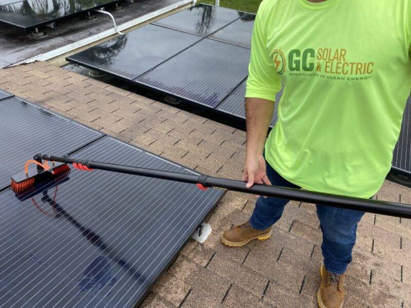 Gc solar and electric maintaining solar panels